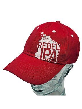 Samuel Adams Rebel IPA Red Adjustable Snapback Hat Beer Brewery Breweriana